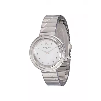Pierre Cardin dámske hodinky CF.1010.MS.1 quartz analógové hodinky 32mm strieborná nehrdzavejúca oceľ milanese mesh náramok