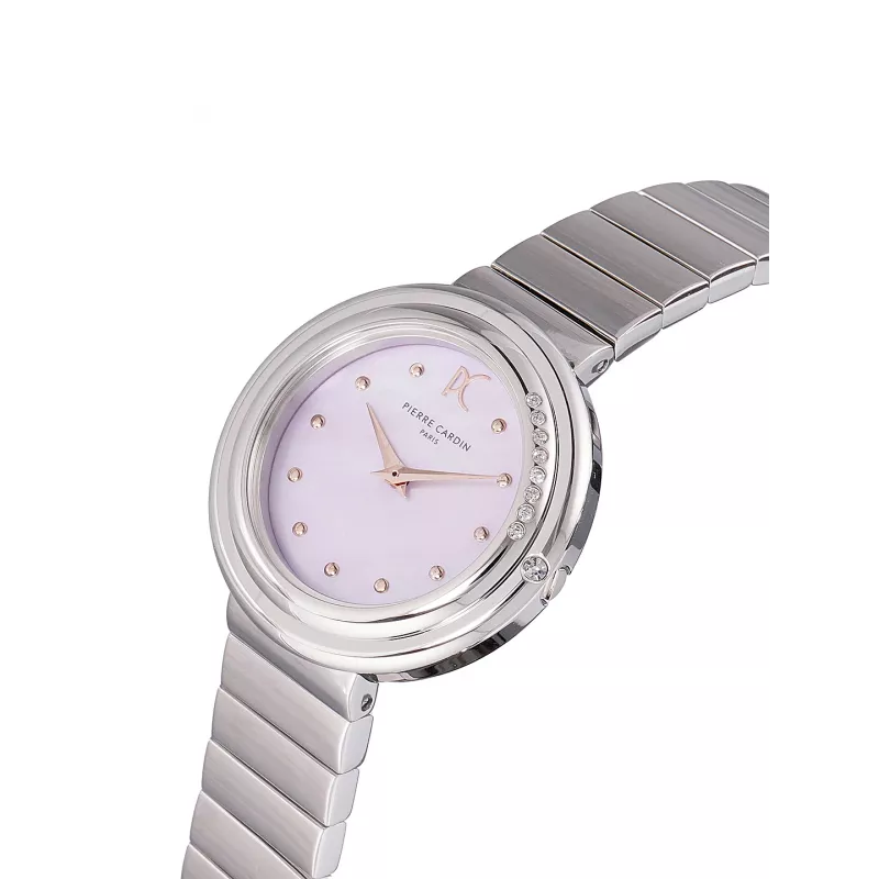 Pierre Cardin dámske hodinky CF.1010.MS.2 quartz analógové 32 mm strieborná nerezová oceľ mesh