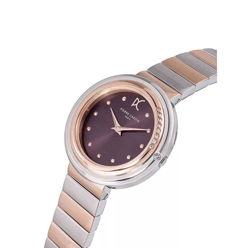 Pierre Cardin dámske hodinky CF.1010.MU.1 quartz analógové hodinky 32mm strieborná nerezová oceľ mesh
