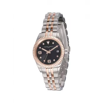 Pierre Cardin dámske Montmartre quartz analógové hodinky CF.1012.MU.1 - 28 mm strieborná nerezová oceľ mesh