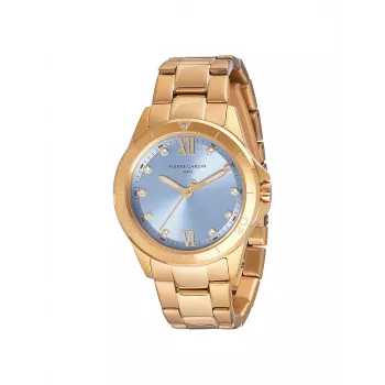 Pierre Cardin dámske quartz analógové hodinky CF.1009.MG.2 - 34mm nerezový mesh remienok zlatý