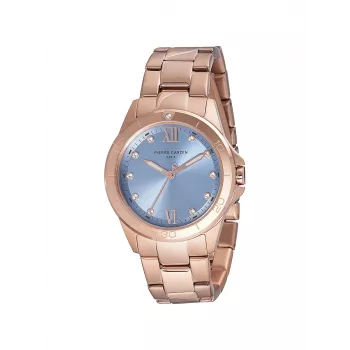 Pierre Cardin dámske quartzové analógové hodinky CF.1009.MR.2 34mm ružové zlato oceľový mesh náramok