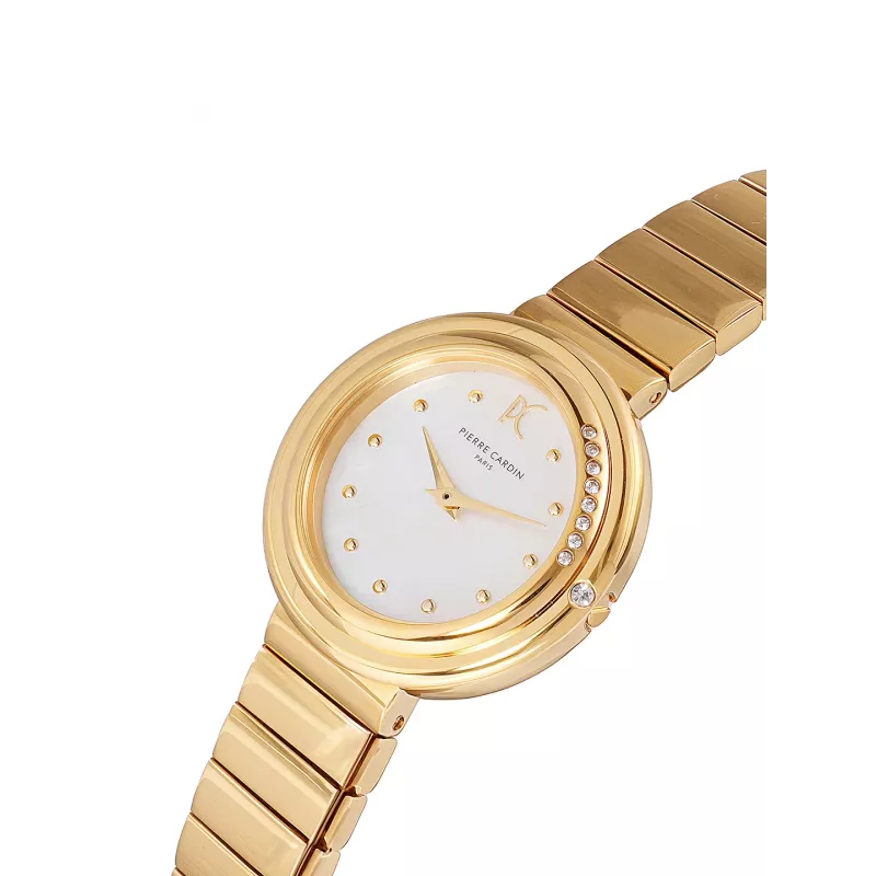 Pierre Cardin dámske quartz analógové hodinky CF.1010.MG.2 - 32mm nerezová oceľ, strieborný ciferník