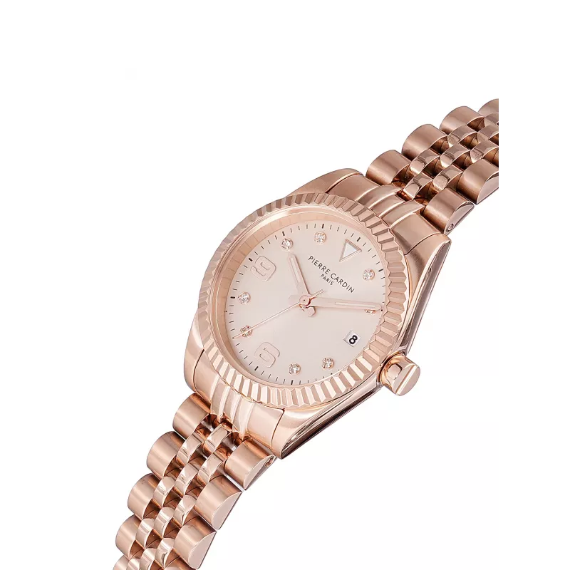 Pierre Cardin dámske hodinky quartz analógové CF.1012.MR 28 mm ružové zlato nerezová oceľ