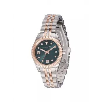 Pierre Cardin dámske quartz analógové hodinky CF.1012.MU.2 - 28 mm ružové zlato oceľový mesh remienok