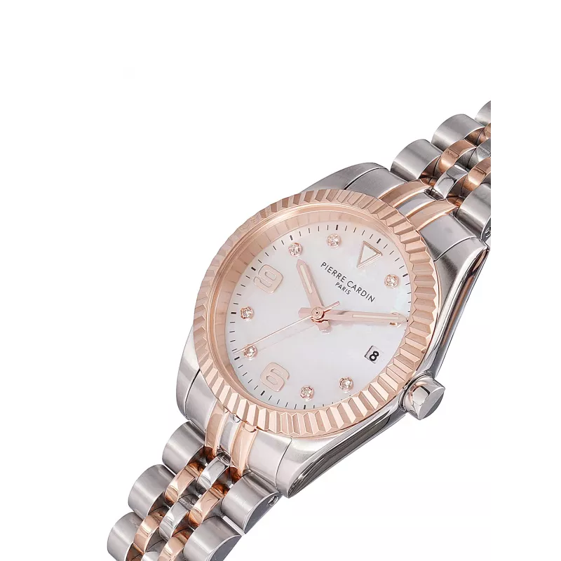 Pierre Cardin dámske quartz analógové hodinky CF.1012.MU (28mm) strieborné nerez milánsky náramok