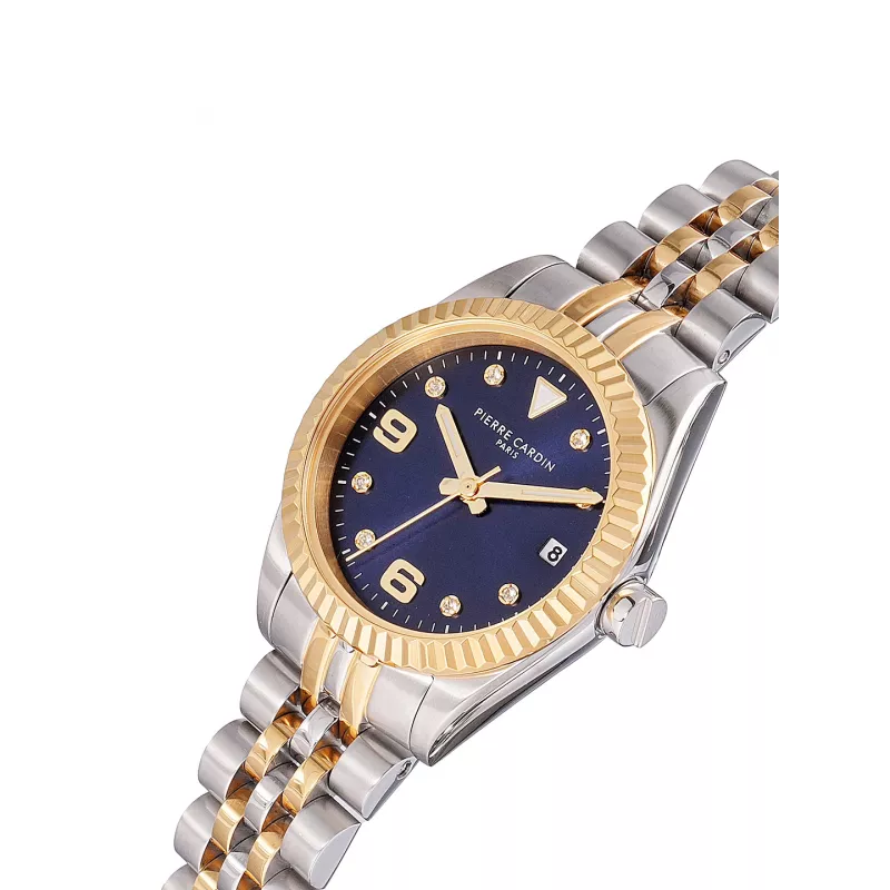 Pierre Cardin dámske quartz analogové hodinky CF.1012.MU.3 - 28mm strieborná oceľ mesh