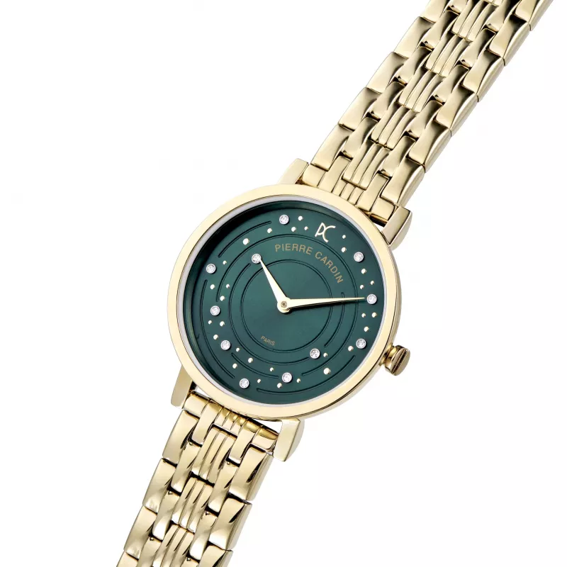 Pierre Cardin dámske quartzové hodinky CCM.0552 strieborná nerezová oceľ mesh 32 mm