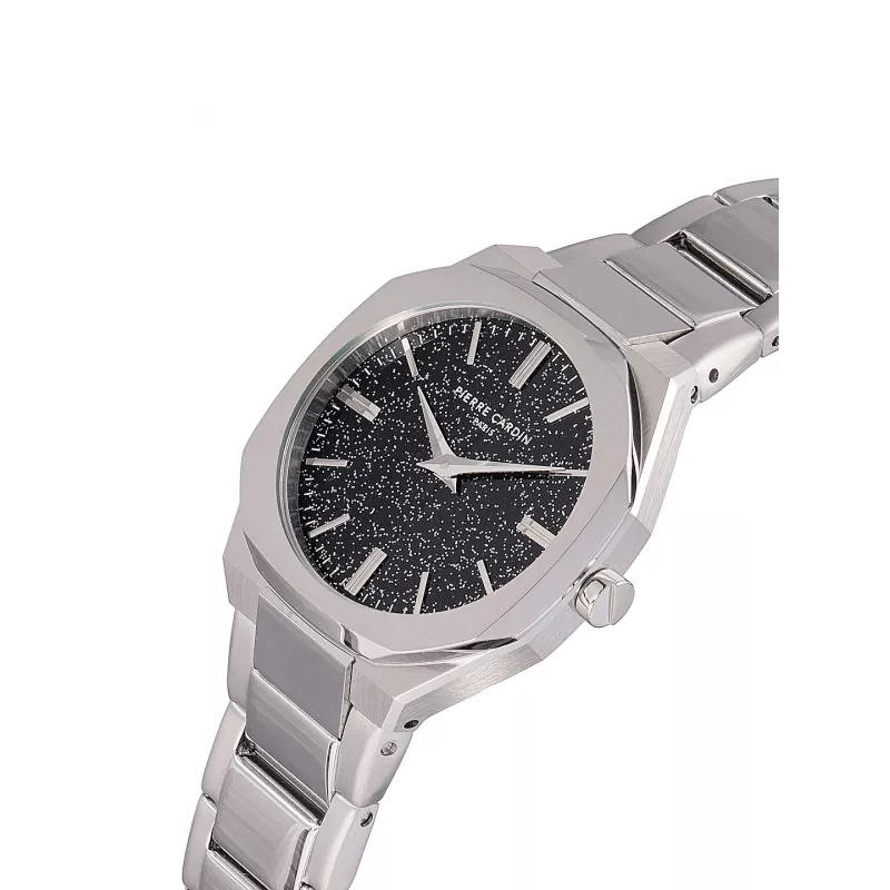 Pierre Cardin dámske quartz hodinky CF.1008.MS 32 mm strieborný nerezový oceľový mesh náramok