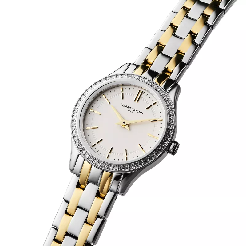Pierre Cardin dámske hodinky CF.0607.SU.G 30 mm strieborná nehrdzavejúca oceľ