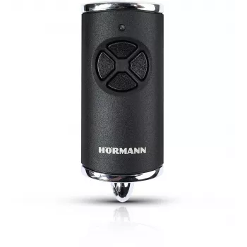 Pilot Hormann HSE 4 868MHz BiSecure ručný vysielač (čierna, matná, pochrómované tlačidlá)