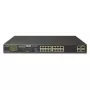PLANET FGSW-1822VHP 18-portový spravovaný PoE+ switch so 16x Fast Ethernet a 2x Gigabit Combo uplinkami