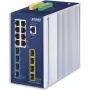 PLANET TSN-6325-8T4S4X priemyselný L3 Managed TSN switch s 8x GbE RJ45, 4x 1G/2.5G SFP, 4x 10G SFP+
