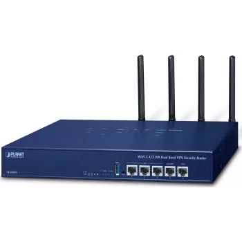 PLANET VR-300W5 Enterprise Wi-Fi 5 AC1200 Dual-Band VPN Security router so SD-WAN, firewall, VLAN, QoS, HA a AP-Controller