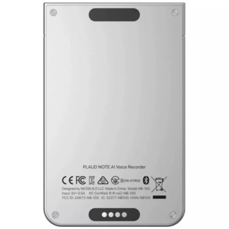 PLAUD NOTE AI hlasový záznamník, 64GB, strieborný