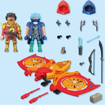 Playmobil 71833 Heroes: hrdinská dron proti zlému nindžovi