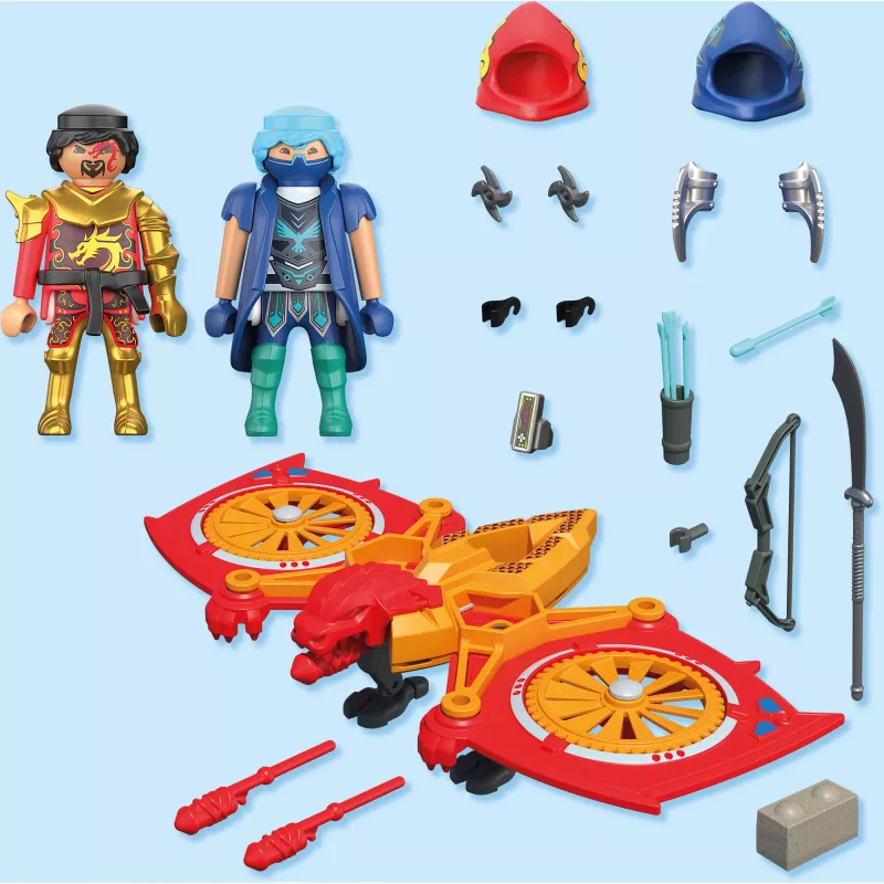 Playmobil 71833 Heroes: hrdinská dron proti zlému nindžovi