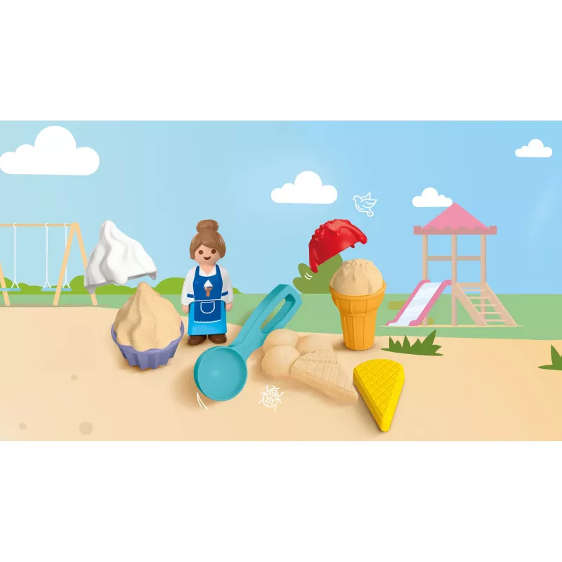 PLAYMOBIL 72006 JUNIOR piesková zmrzlináreň