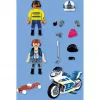 PLAYMOBIL 72079 City Action policajná motorka prenasledovanie