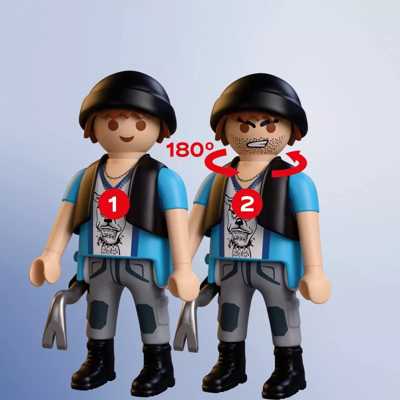 PLAYMOBIL 72079 City Action policajná motorka prenasledovanie