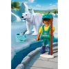 Playmobil 72090 Animals & Friends Zoo: Ľadový medveď a ošetrovateľ