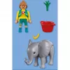 Playmobil 72092 Animals & Friends Zoo: sloníča a ošetrovateľ