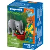 Playmobil 72092 Animals & Friends Zoo: sloníča a ošetrovateľ