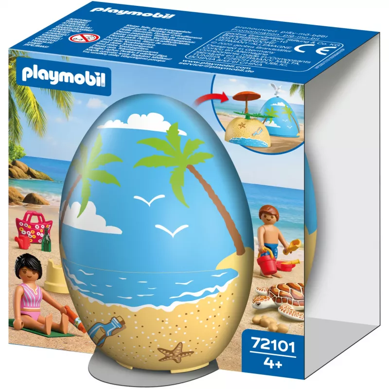 PLAYMOBIL 72101 hracie vajíčko Beach Holiday Surprise Toy Egg