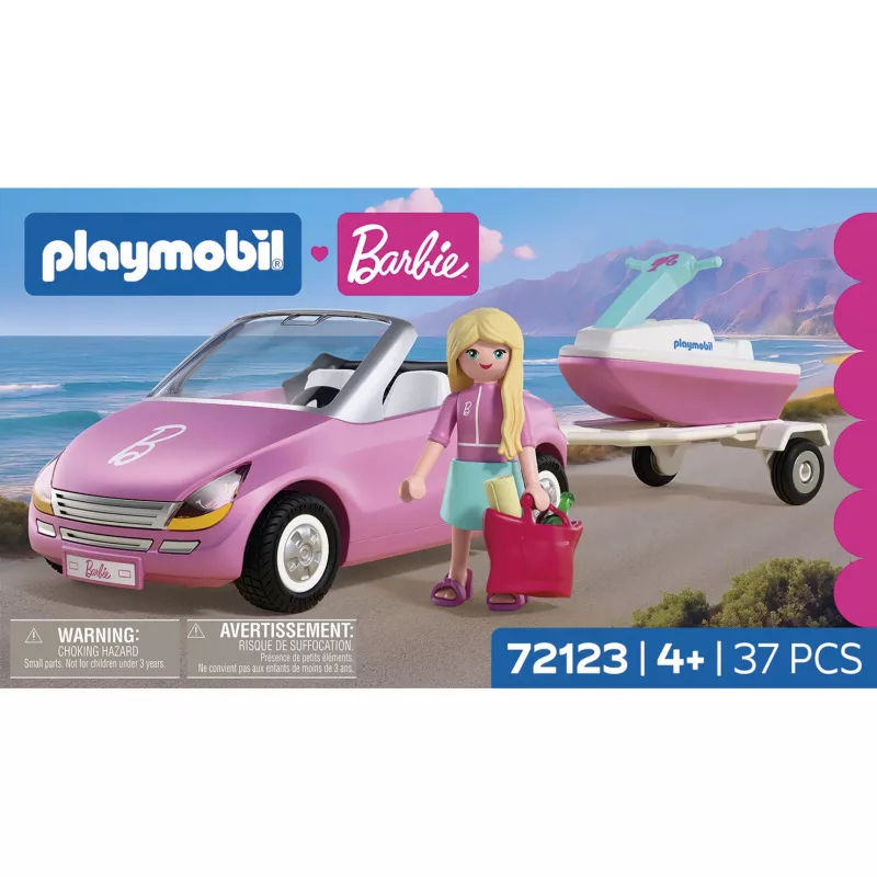 Playmobil 72123 Barbie Cabrio hračkárske auto