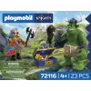 PLAYMOBIL Knights 72116 Troll s pokladom leví rytier