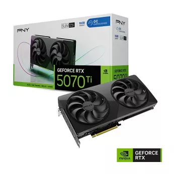 PNY GeForce RTX 5070 Ti Slim OC 16GB GDDR7 PCIe 5.0 grafická karta