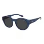 Polaroid Ancillaries PLD9017SPJP unisex Square Pilot slnečné okuliare - čierny rám, sivé polarizované sklá