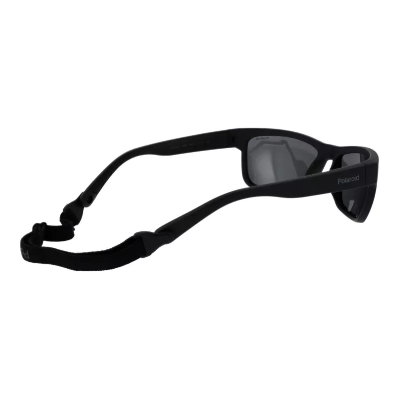 POLAROID pánske PLD7031S59807 polarizované slnečné okuliare - čierny rám sivé sklá 59mm