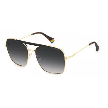 Polaroid PLD 6201/S dámske aviator slnečné okuliare Havana hnedé polarizované
