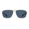 POLAROID PLD2119GSJ5GC pánske aviator slnečné okuliare - zlatý rám, zelené polarizované sklá