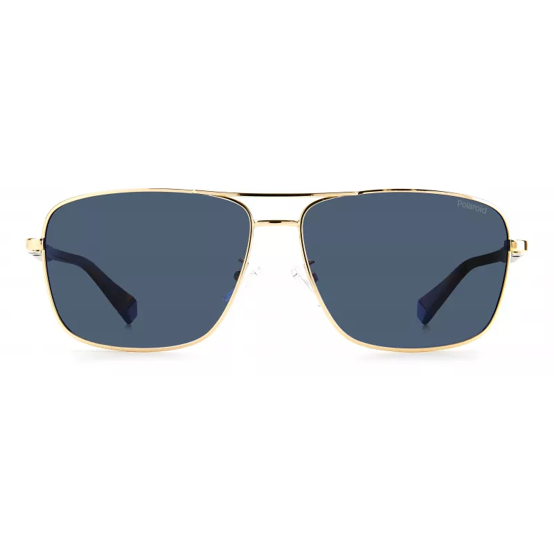 POLAROID PLD2119GSJ5GC pánske aviator slnečné okuliare - zlatý rám, zelené polarizované sklá