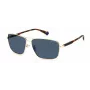 POLAROID PLD2119GSJ5GC pánske aviator slnečné okuliare - zlatý rám, zelené polarizované sklá