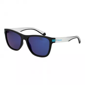POLAROID PLD2138S560VK unisex obdĺžnikové polarizované slnečné okuliare - Havana hnedé