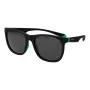 POLAROID PLD2140S543OL Unisex hranaté slnečné okuliare - havana acetátový rám, zelené polarizované polykarbonátové šošovky, UV400 ochrana