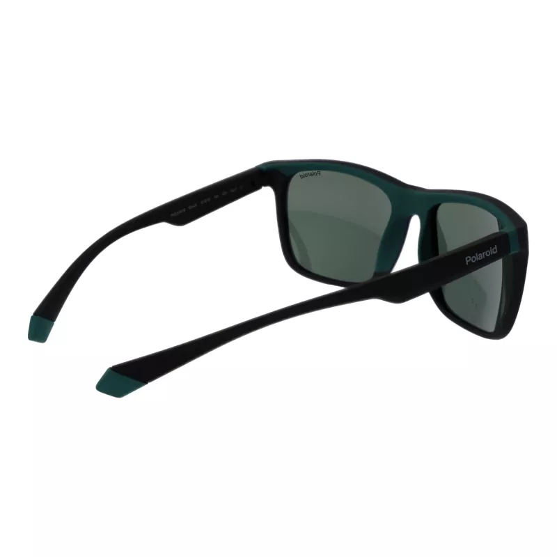POLAROID PLD2141S563OL unisex slnečné okuliare - havana rám, zelené polarizované sklá, 57 mm