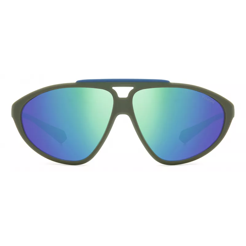 POLAROID PLD2151/S unisex slnečné okuliare havannový rám zelené polarizované sklá 62mm