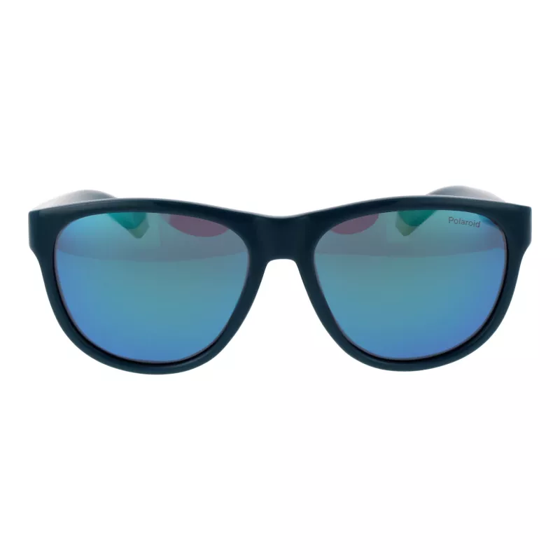 Polaroid PLD2156S56ZI9 unisex obdĺžnikové slnečné okuliare - Havana/sivé polarizované