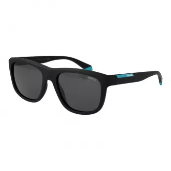 Polaroid PLD2163/S unisex slnečné okuliare - čierny rám, sivé polarizované sklá - 54 mm