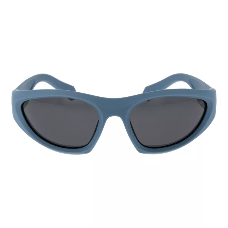 Polaroid PLD2165S59FLL unisex obdĺžnikové slnečné okuliare - Havana/hnedé - 59 mm