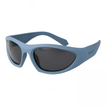 Polaroid PLD2165S59FLL unisex obdĺžnikové slnečné okuliare - Havana/hnedé - 59 mm