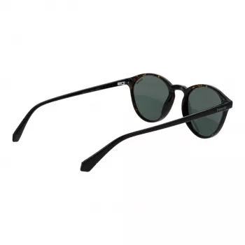 Polaroid PLD4153S50086 pánske hranaté havana acetátové slnečné okuliare so sivými polarizovanými šošovkami