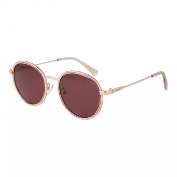Polaroid PLD4173GSX51D unisex obdĺžnikové slnečné okuliare - čierny rám, sivé polarizované šošovky, 51 mm