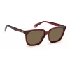 POLAROID PLD6160SC9ASP dámske obdĺžnikové slnečné okuliare - Smoke Grey Polarized