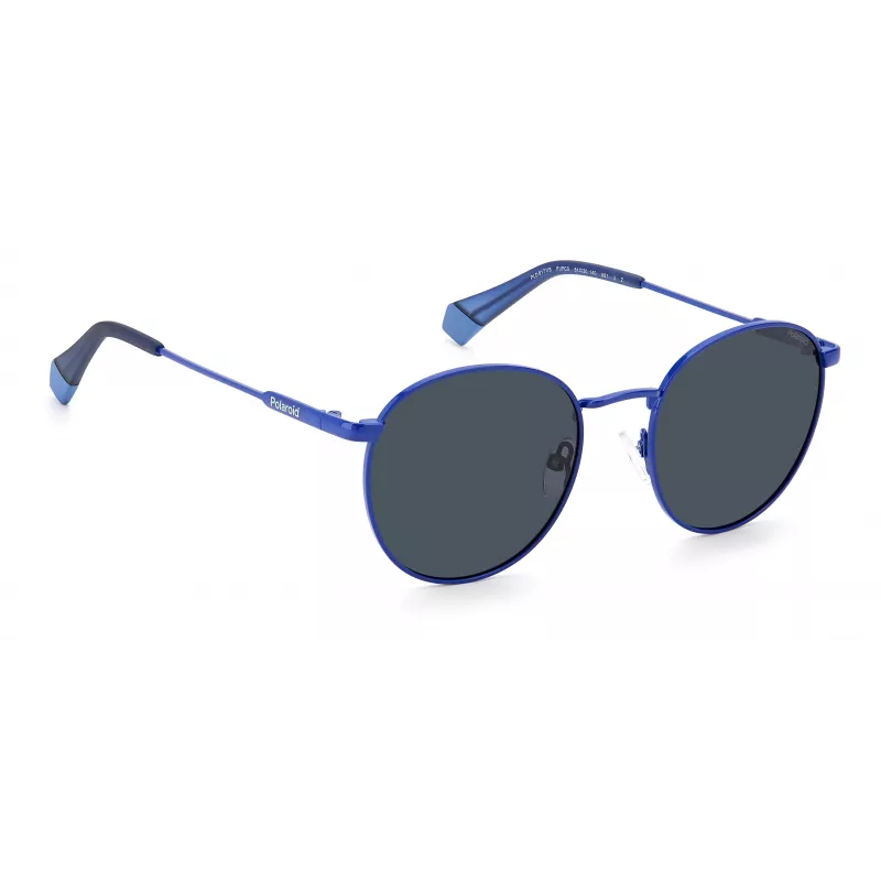 Polaroid PLD6171SPJPC3 unisex slnečné okuliare - čierny rám, sivé polarizované sklá, 51 mm