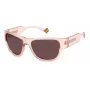 Polaroid PLD6197S slnečné okuliare unisex Havana rám zelené polarizované sklo 55 mm